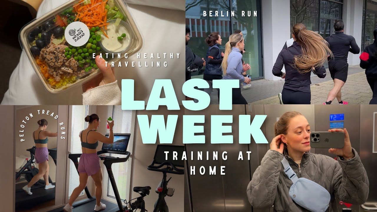 MARATHON TRAINING | Woche 9: Peloton Tread Runs, Community Run Berlin, Periode beim Training + Food