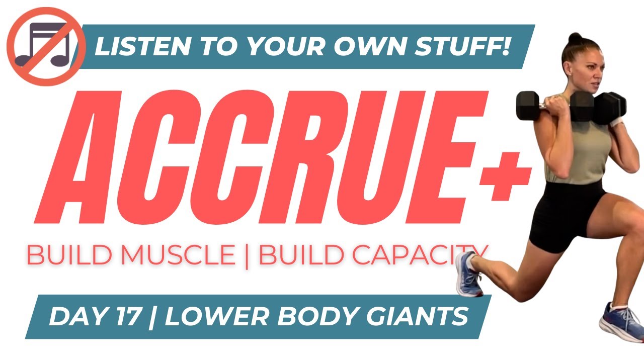 DAY 17 No Music, Only Beeps | Lower Body Giant Circuits