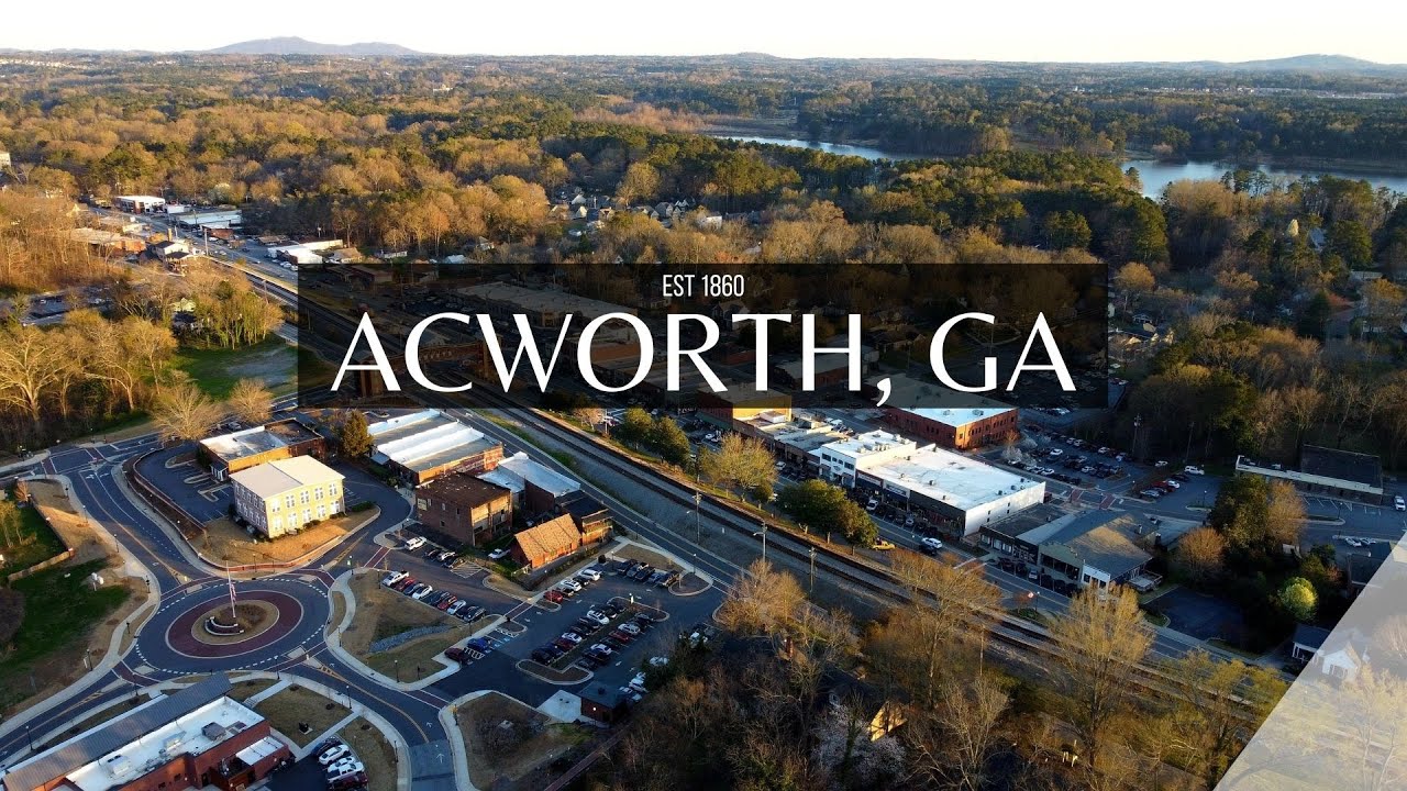 Acworth, Georgia | Drone Footage | 4K