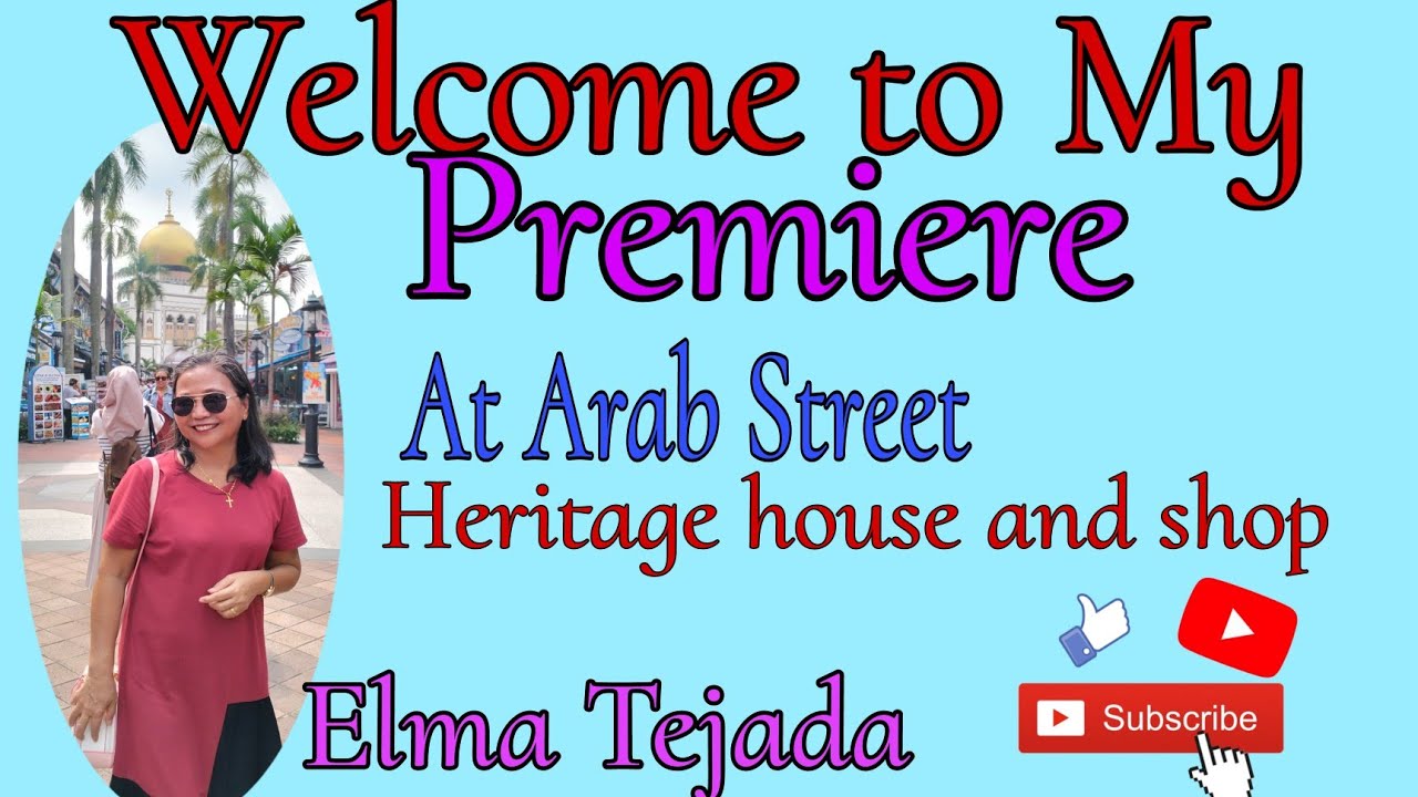 Heritage house and shops at Arab street