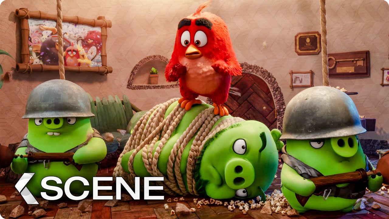 The Pigs Invade Red's Home Scene - THE ANGRY BIRDS MOVIE 2 (2019)