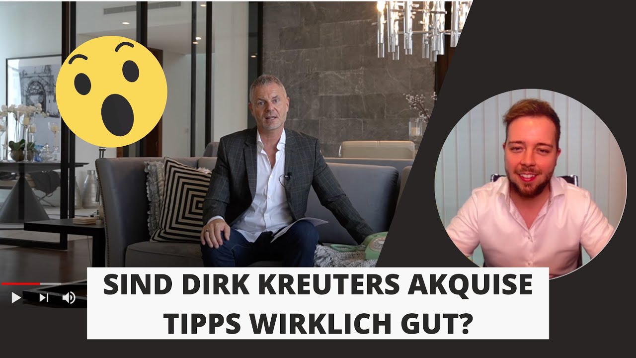 Reaktionsvideo: Dirk Kreuter Telefonakquise Tipps