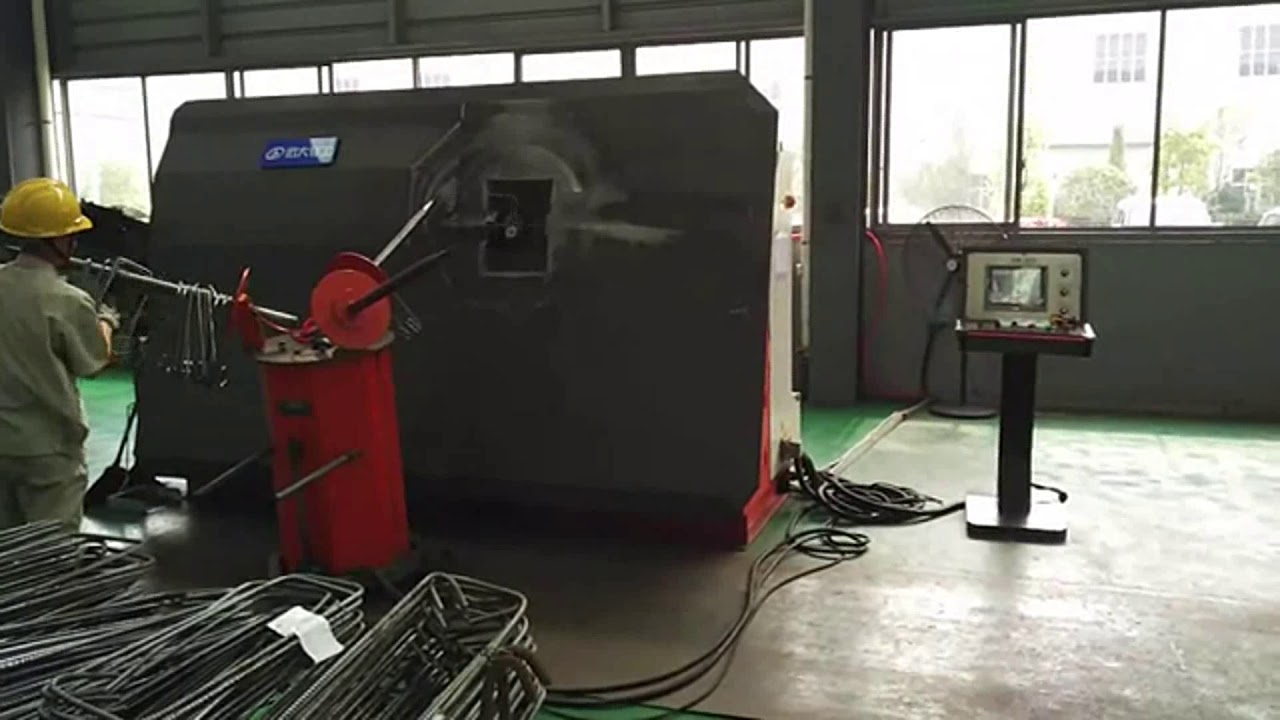 TJK Machinery WG12B-2 - Estribadora Autom&aacute;tica / Flejeadora Autom&aacute;tica con colector de estribos.