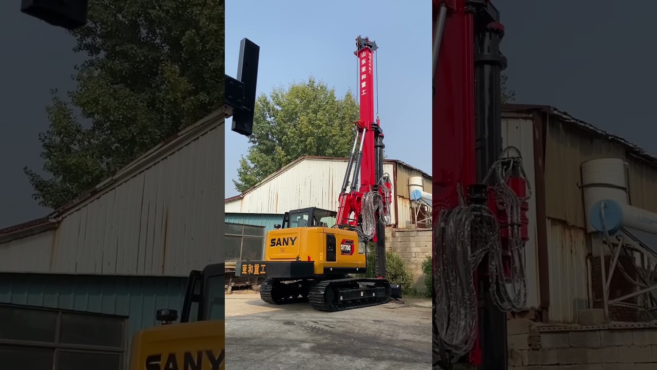 Yahe factory supply Sany75 DR-80 rotary drilling rig👍WeChat/WhatsApp:+86 158 6623 7600