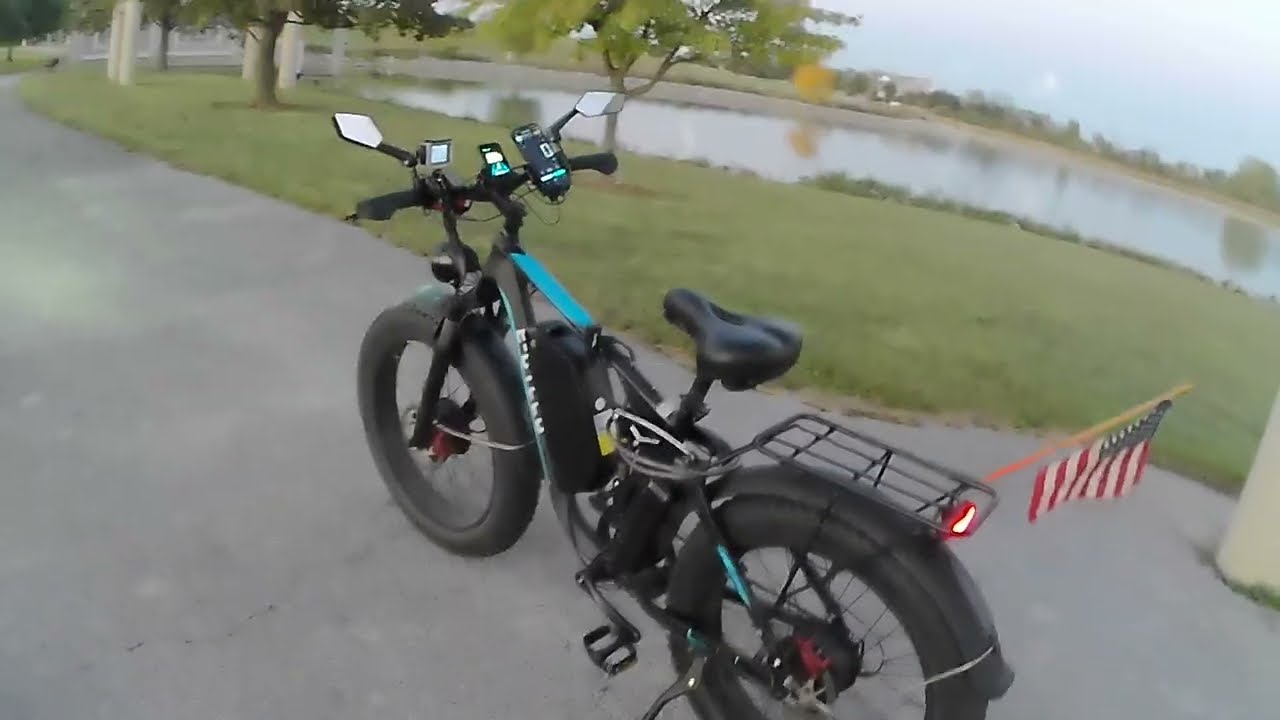 EBYCCO EB7 Pro 52v 5000w Dual Motor E-Bike Ride Home From Maumee Bay State Park 
