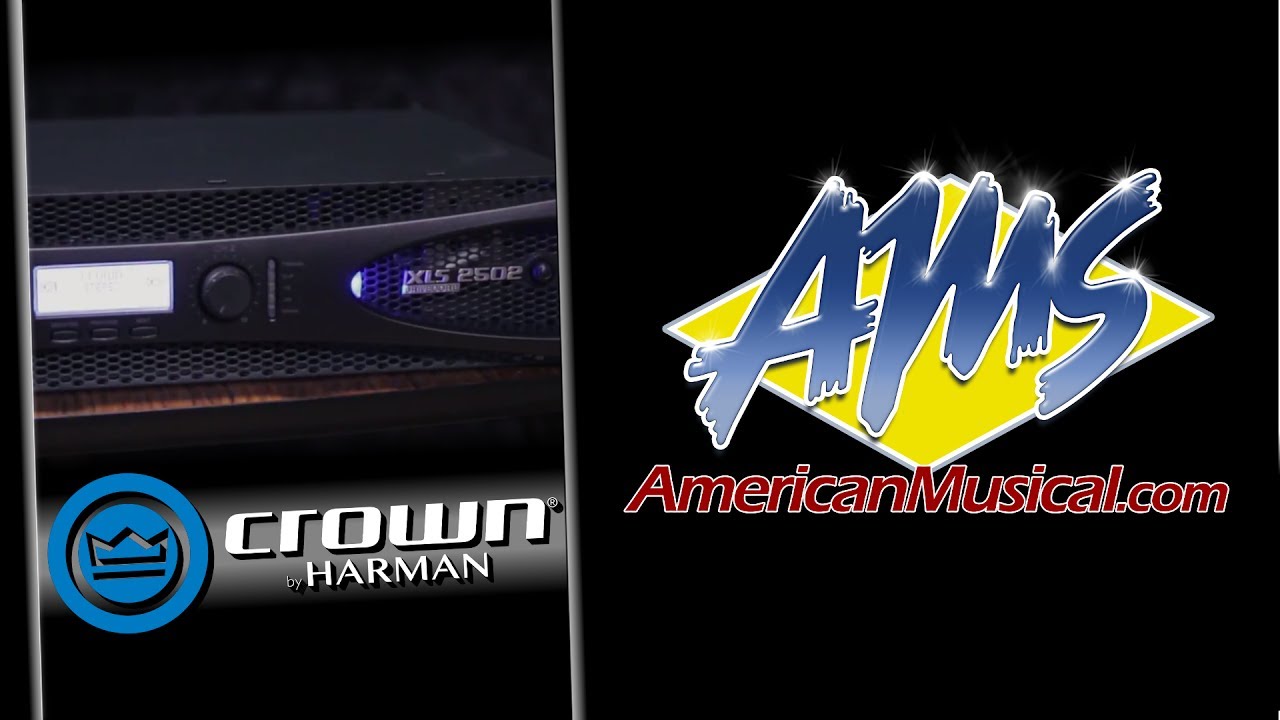 Crown XLS2502 Overview - Crown XLS2502 DriveCore 2 Power Amplifier