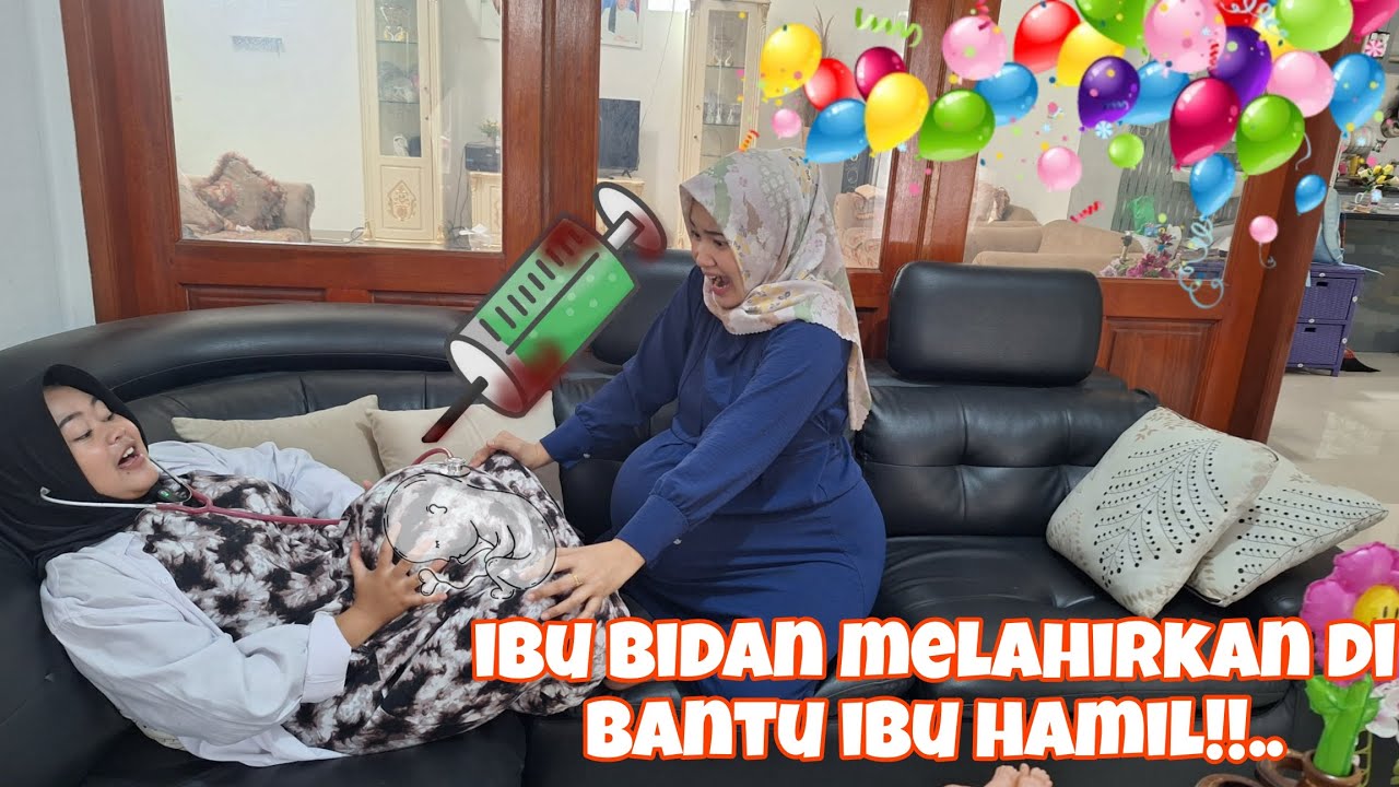 DRAMA PARODI LUCU //IBU BIDAN MELAHIRKAN DI BANTU IBU HAMIL