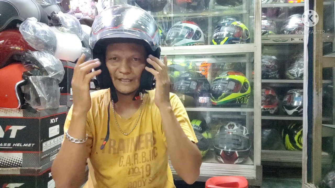 review duo helm baru NJS KAIROZ dan SV300.. wuaoww.. sangat beda jauh..