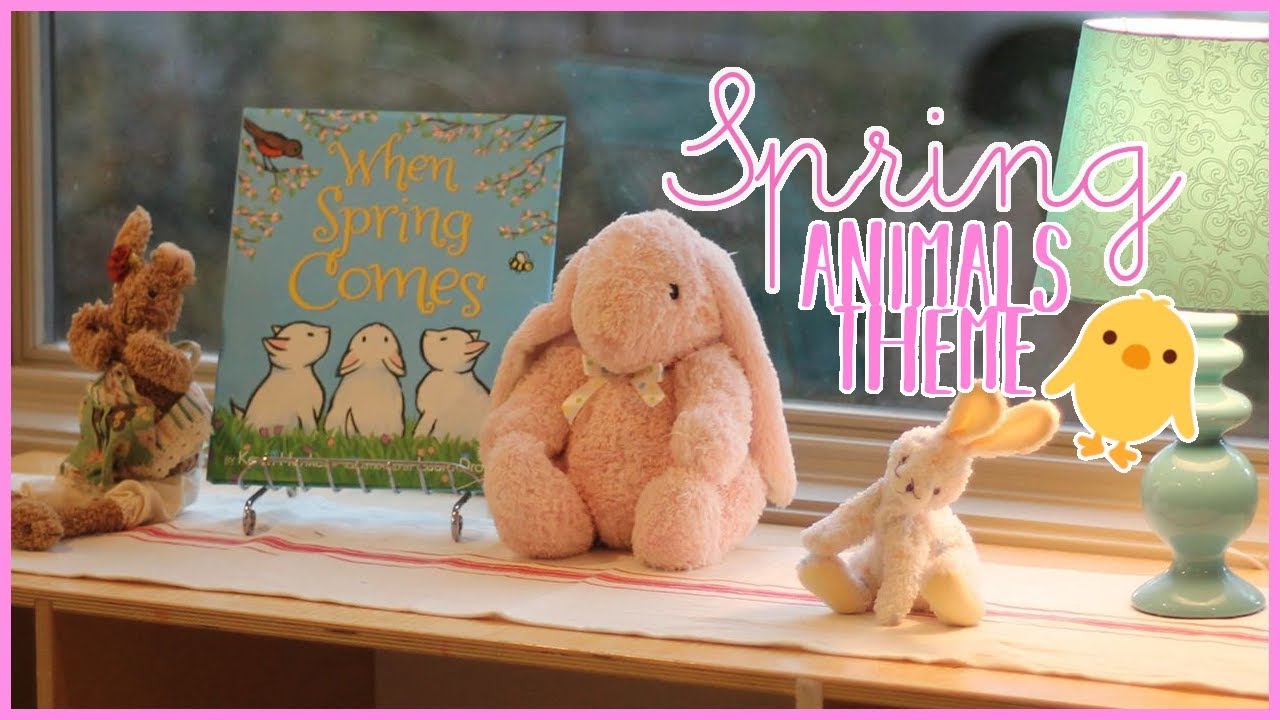 Setting up the Toddler and Preschool Classroom with a Spring Animals Theme