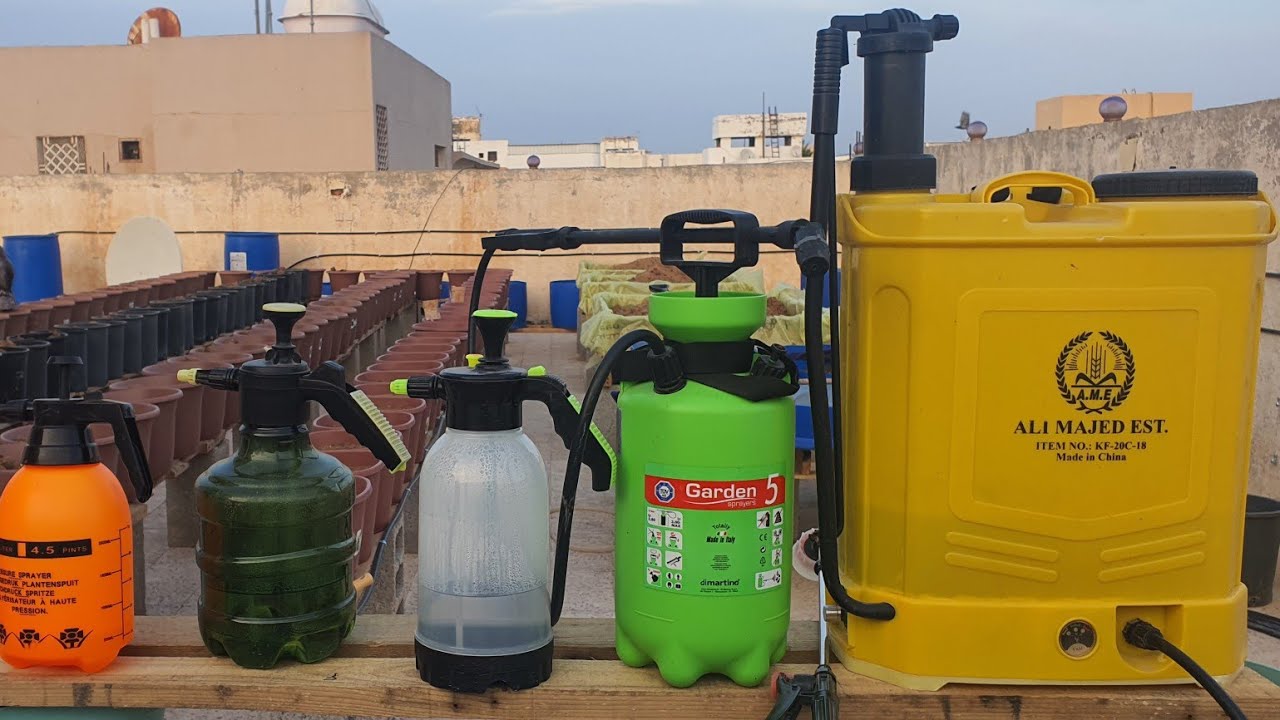 زراعة الاسطح..انواع رشاش او بخاخ الزراعه وترشيح افضل الانواع / plant sprayers