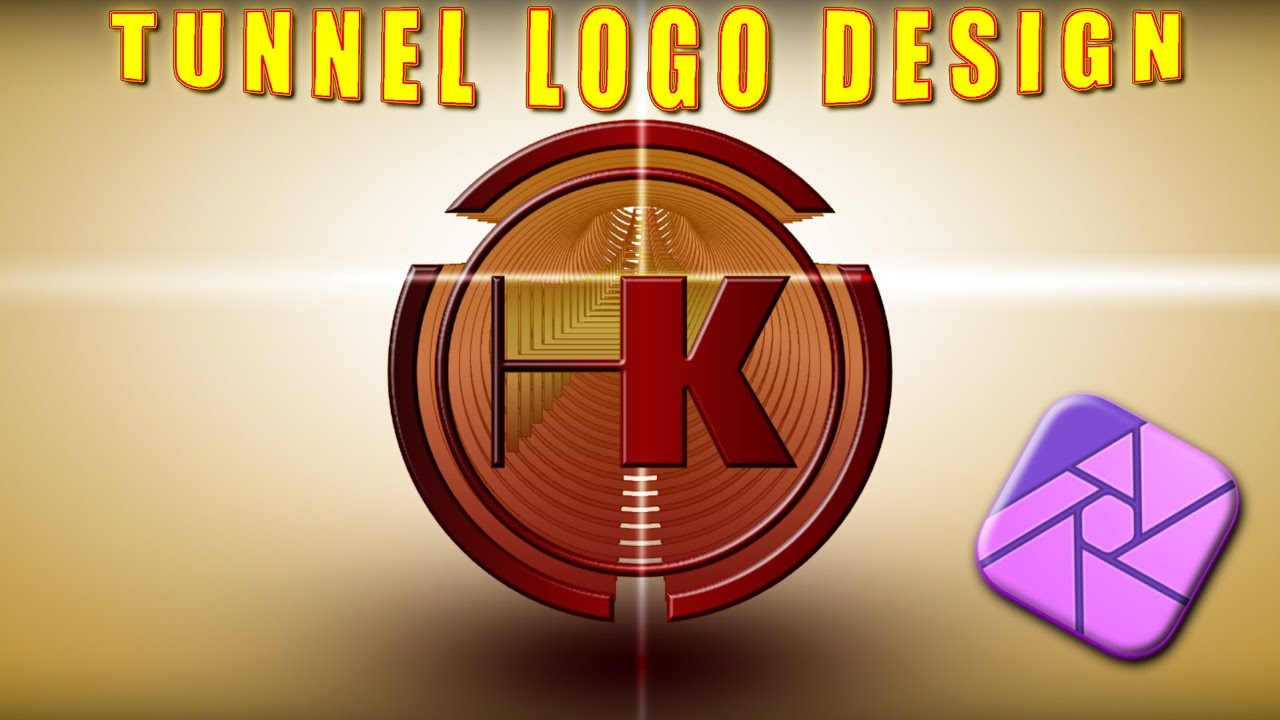 Tunnel Logo Design - Affinity Photo Tutorial