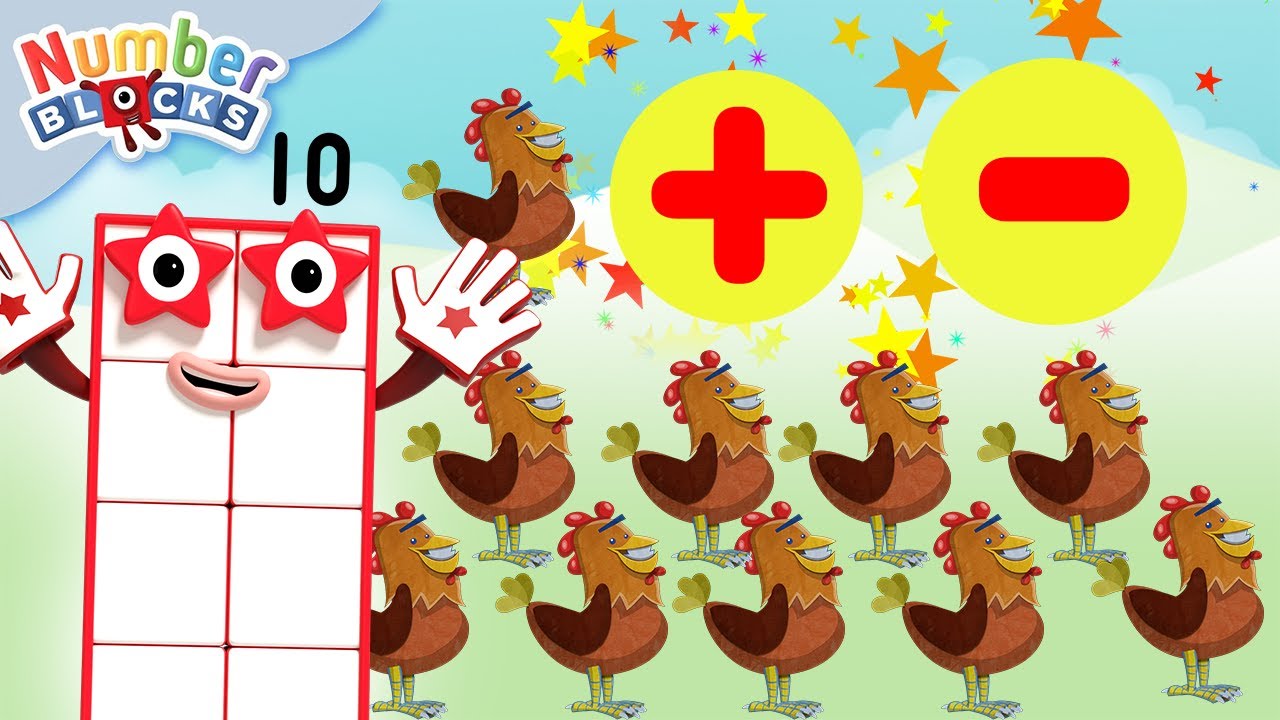 @Numberblocks | Maths Addition and Subtraction Skills | Let's add and subtract up to Ten