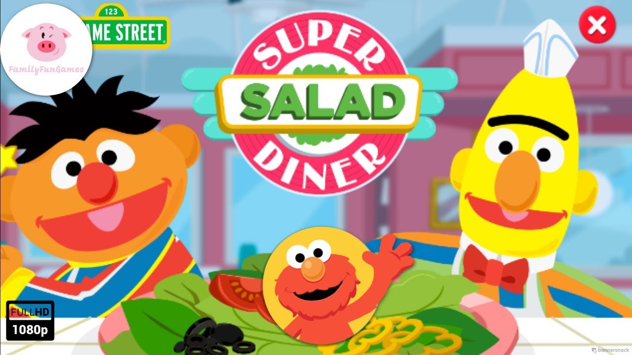 Sesame Street - Super Salad Diner With Bert & Ernie