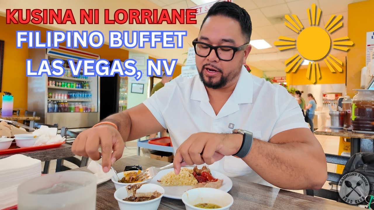 BEST FILIPINO BUFFET in VEGAS! Kusina Ni Lorriane - Las Vegas NV