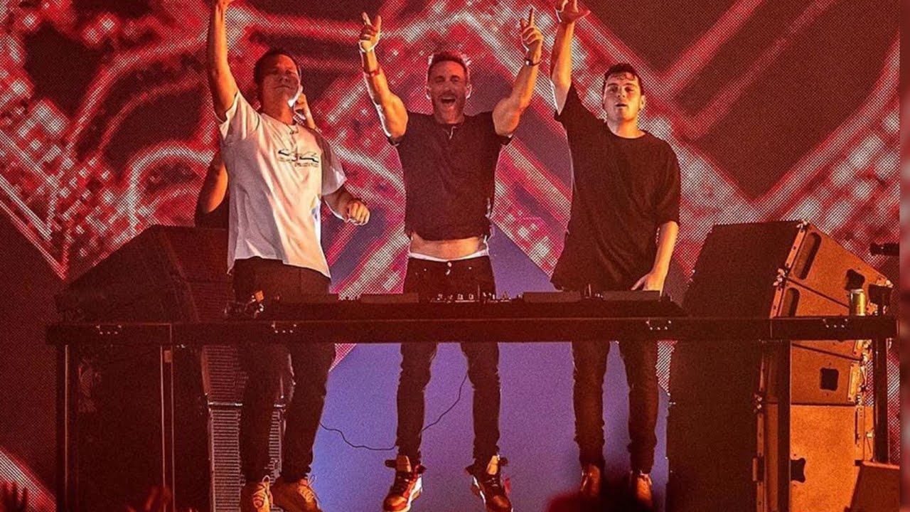 Martin Garrix B2B David Guetta B2B Tiesto At @ ADE 2019