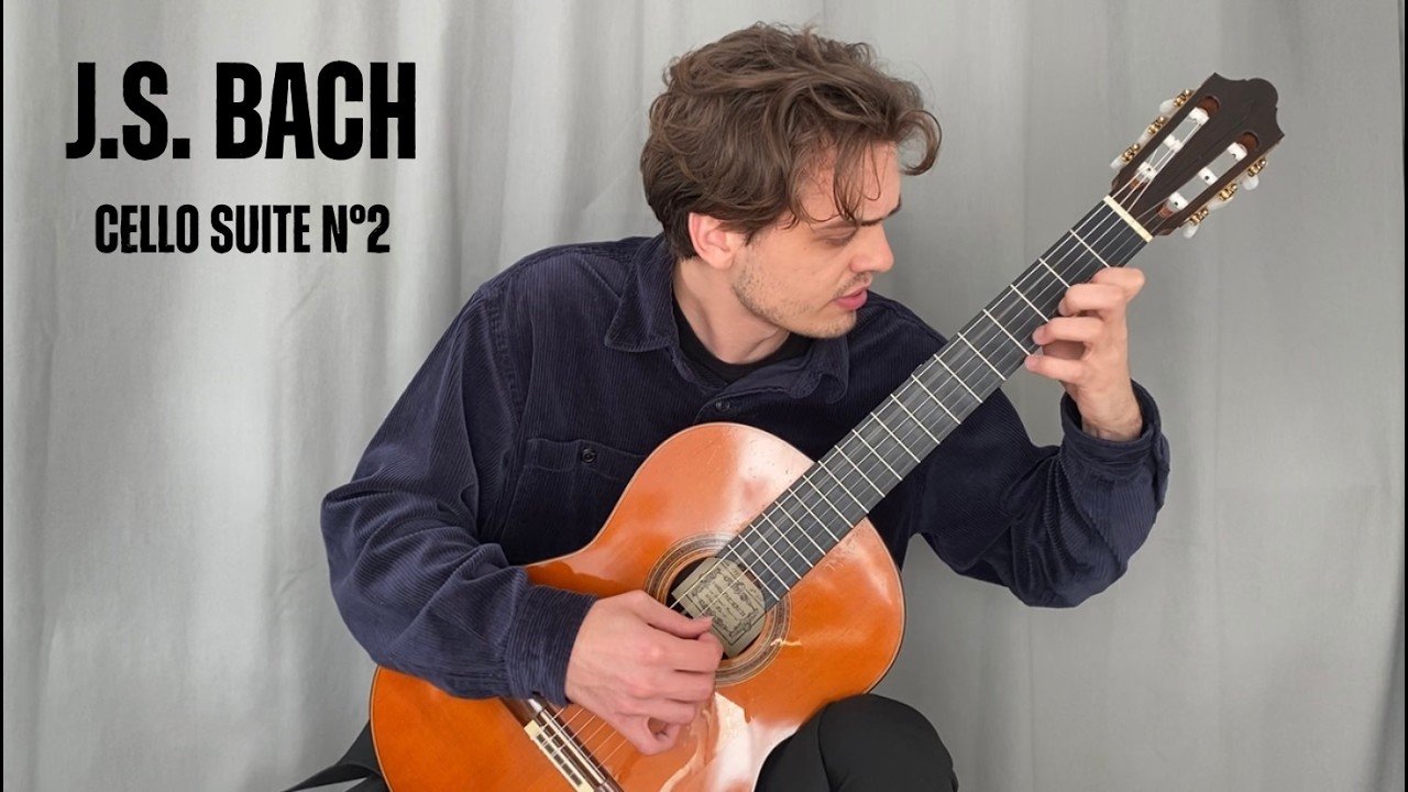 J-S. Bach, Cello suite n°2 BWV 1008 - Allemande (tr. B. Erard)