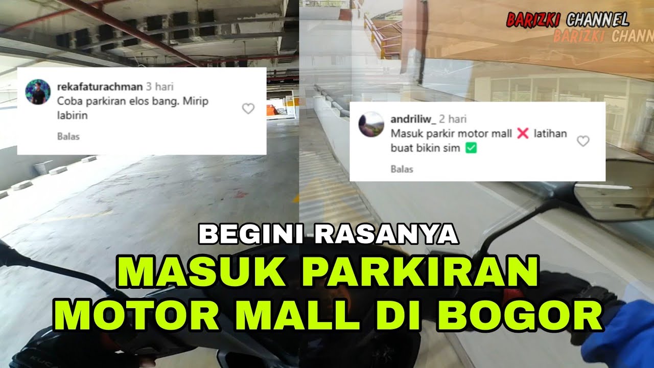 LABIRIN ELOS & PARKIRAN BARU JAMBU DUA❗❗ TUTOR PARKIR MOTOR DI BASEMENT MALL DI BOGOR