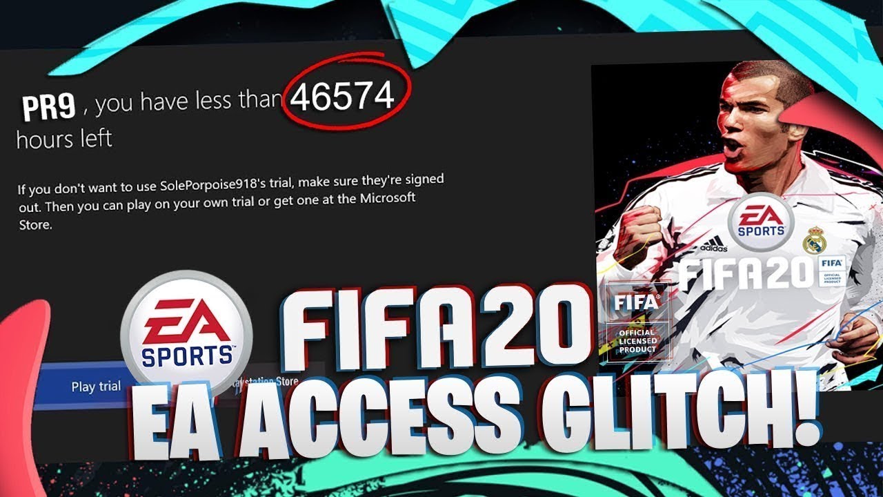 FIFA 20 EA ACCESS GLITCH XBOX / PLAYSTATION WORKING