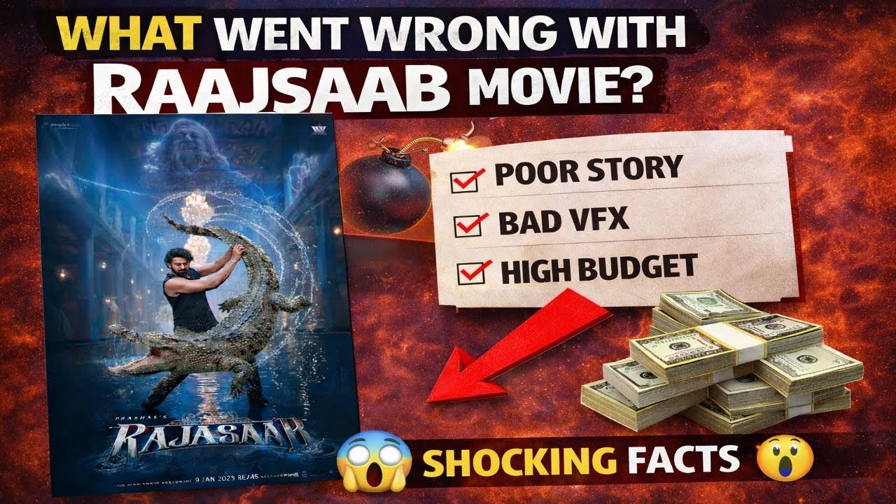 What Went Wrong With Raajsaab Movie? 😱Shocking Facts | Prabhas Flop Analysis|Real Reasons Revealed 😳