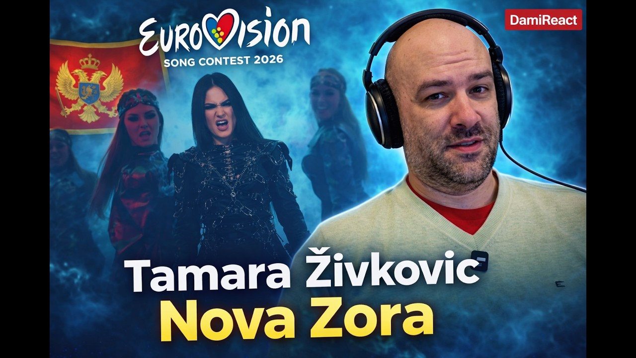 Tamara Živković - Nova Zora | Montenegro 🇲🇪 | National Final Performance | First Reaction 🎵
