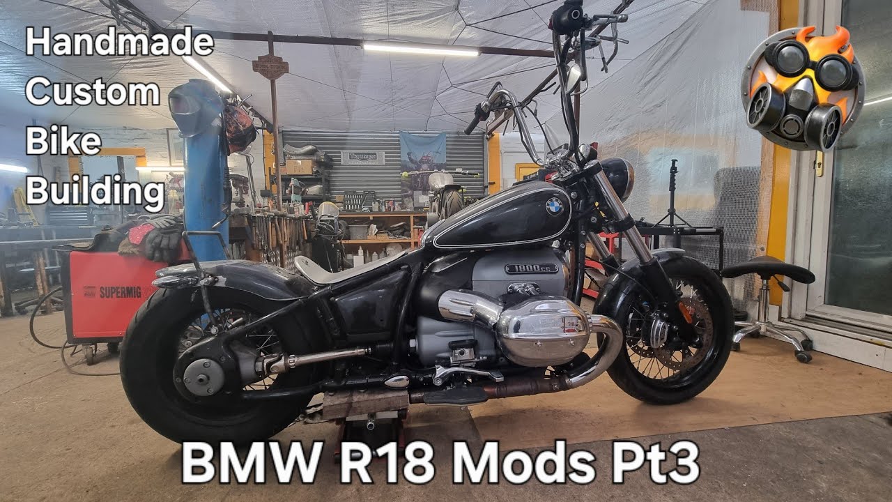 Модификации BMW R18 - Сиденье, спинка пассажирского сиденья, чехлы на вилку, сборка кастомного мо...