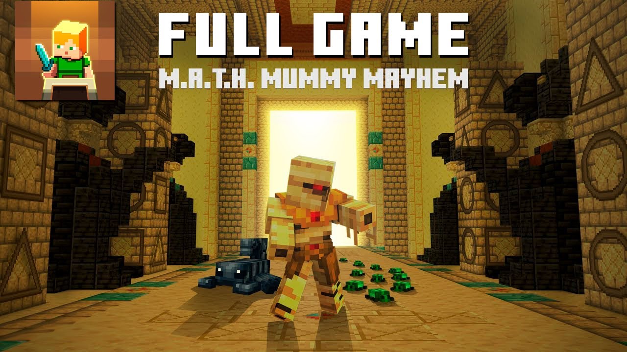 Minecraft M.A.T.H. MUMMY MAYHEM - Full Gameplay Playthrough (Full Game)