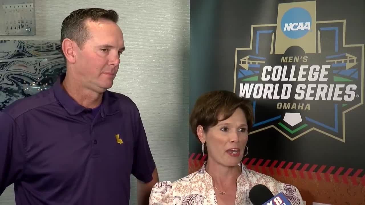 Kade Anderson's parents in Omaha to support LSU Tigers