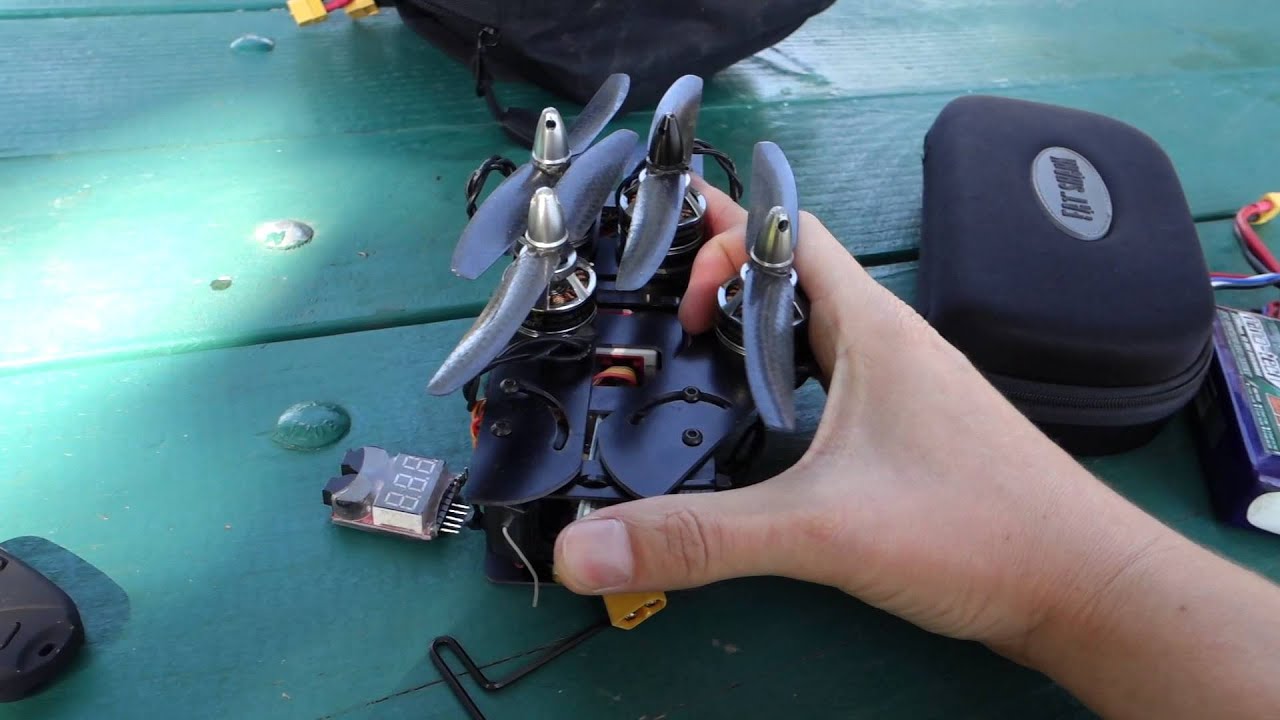 Grab N Go Fly Bag - Folding 200mm FPV quadcopter