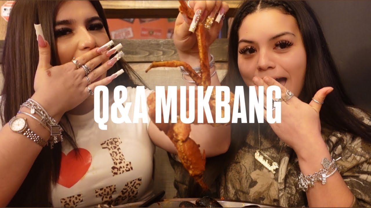 Q&A SEAFOOD MUKBANG ft. my nail tech