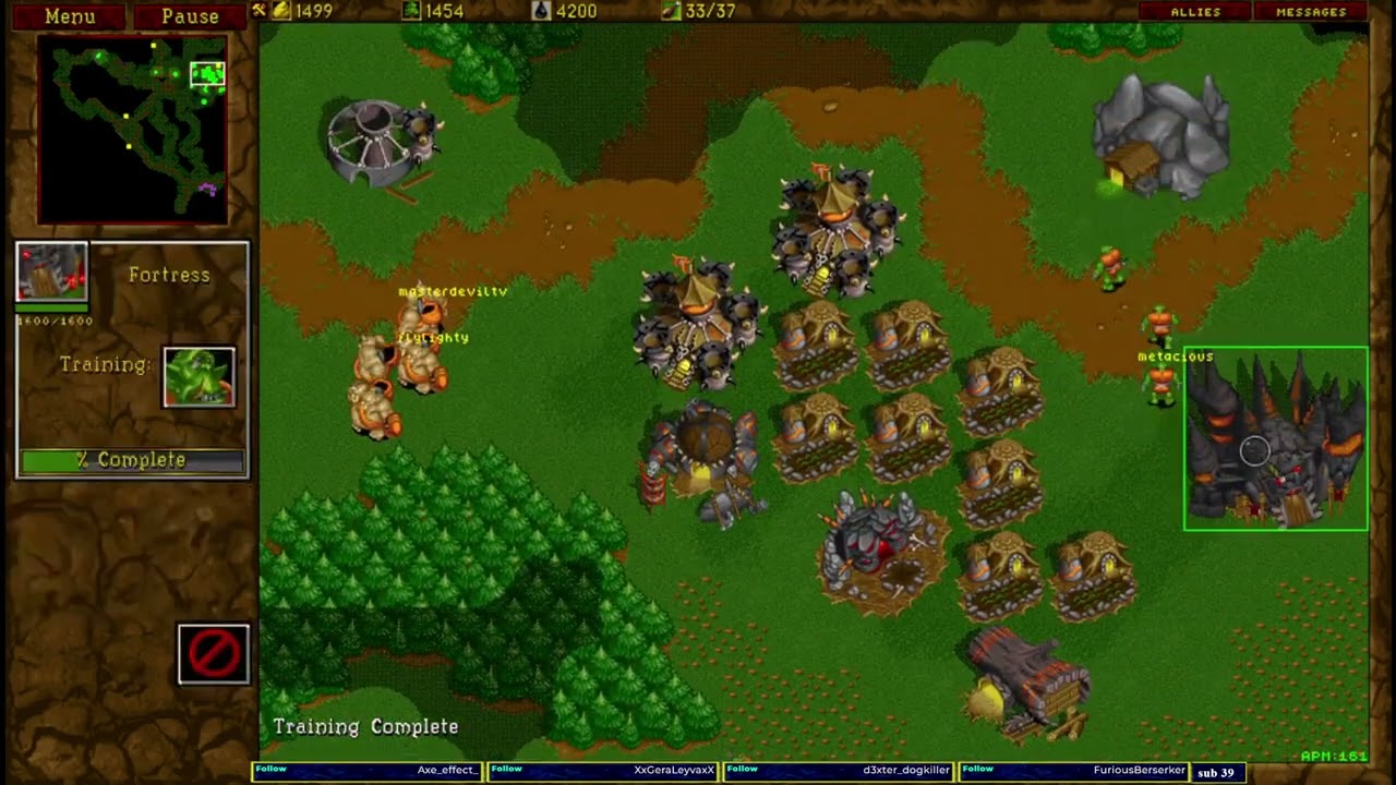 Warcraft 2 Garden of War 1v1 u8t3io3p vs shotgun