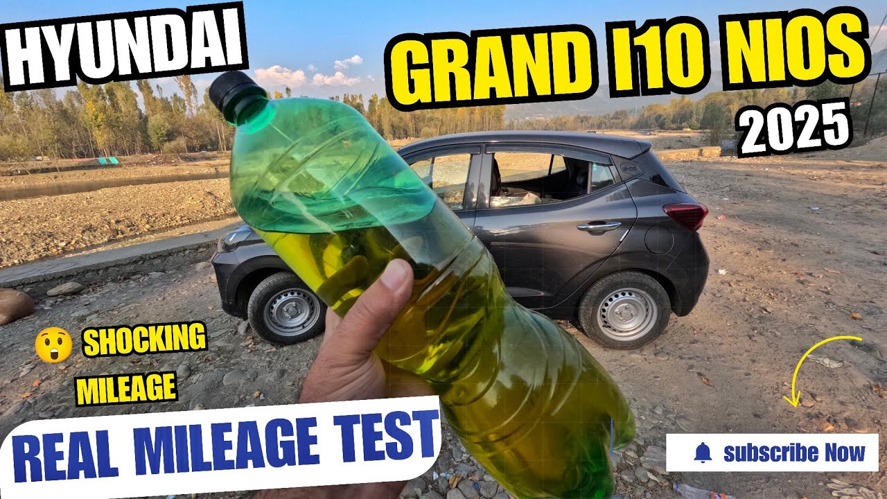 Шокирующий пробег Grand i10 Nios2025! 😮 Реальный тест на шоссе | Результат полного бака 2025 года