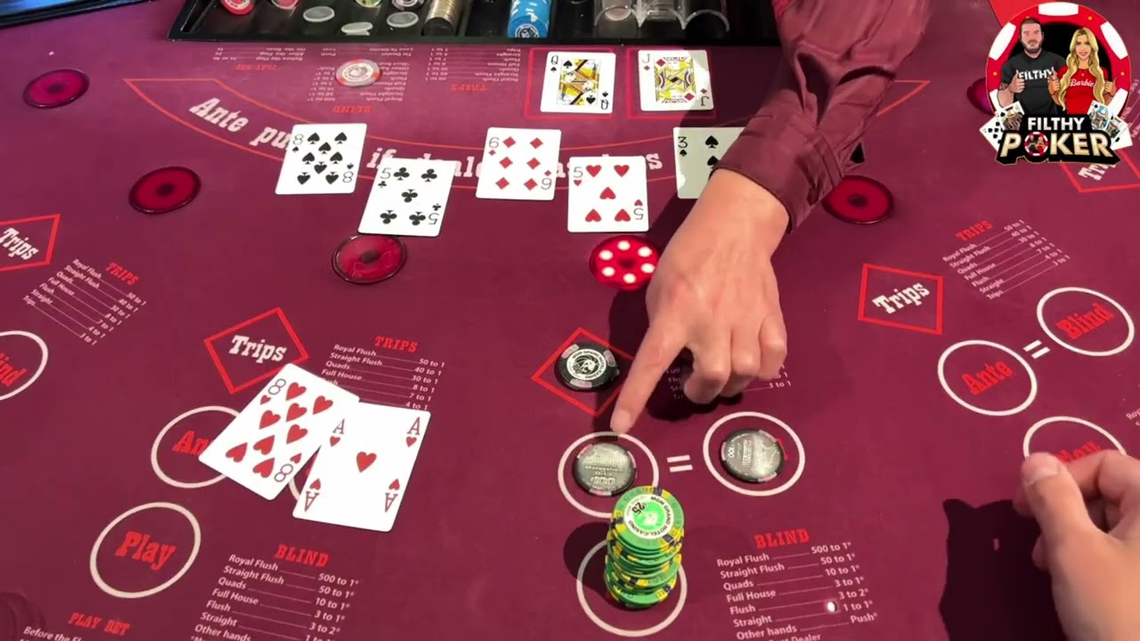 1ST HAND STRAIGHT! ULTIMATE TEXAS HOLDEM HIGH LIMI