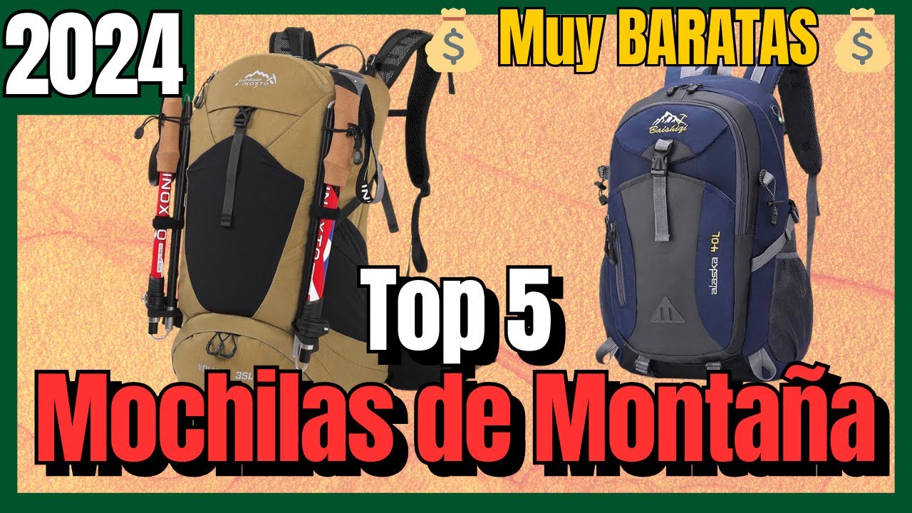 🔥 Las 5 mejores MOCHILAS DE MONTAÑA BARATAS de Aliexpress [2024] Senderismo, Montañismo