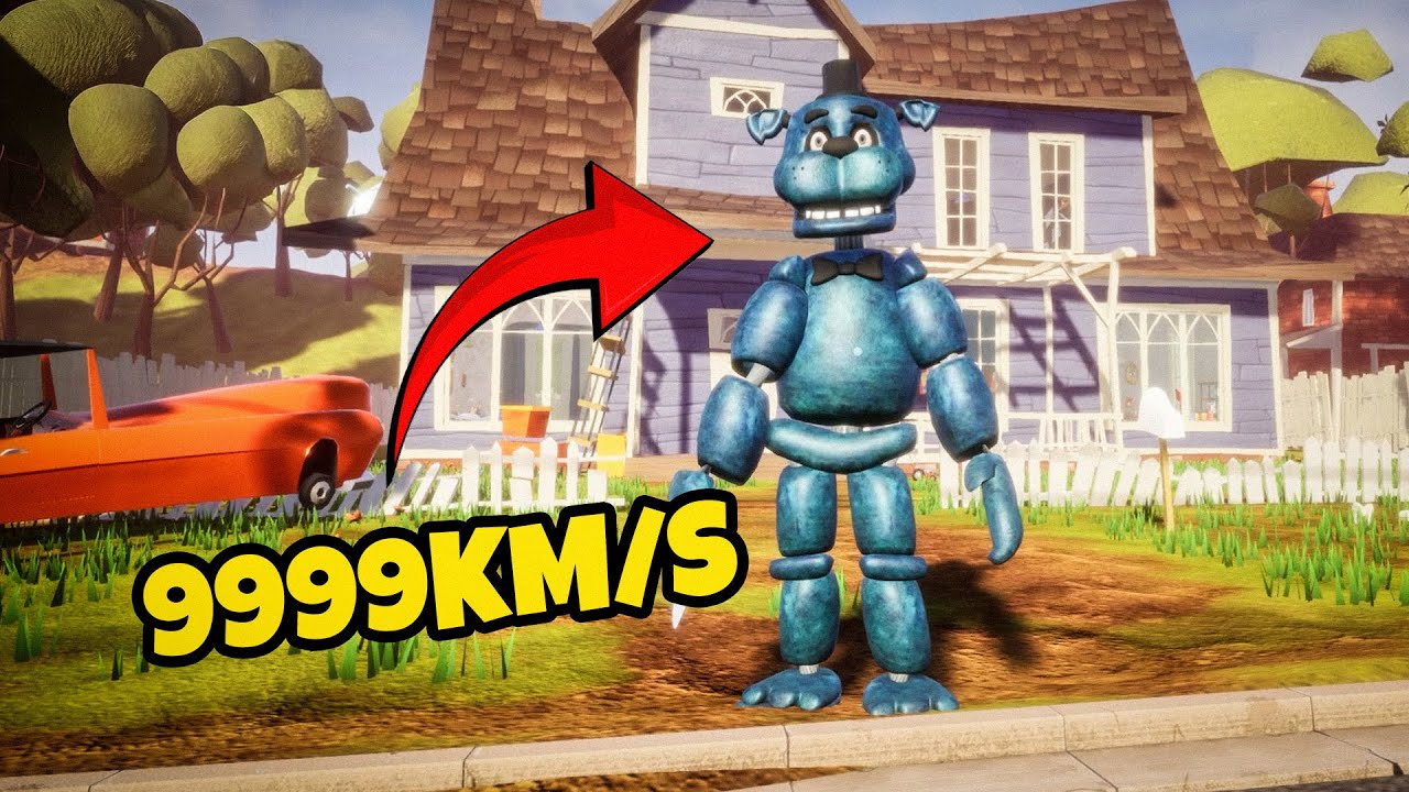 9999KM/S HIZLA GİDEN BEAR 5 OYUNA EKLENDİ! - Hello Neighbor Mods