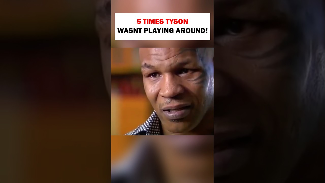 Top 5 Times Mike Tyson wasnt playing around 😱 #miketyson #boxing #shorts #fyp