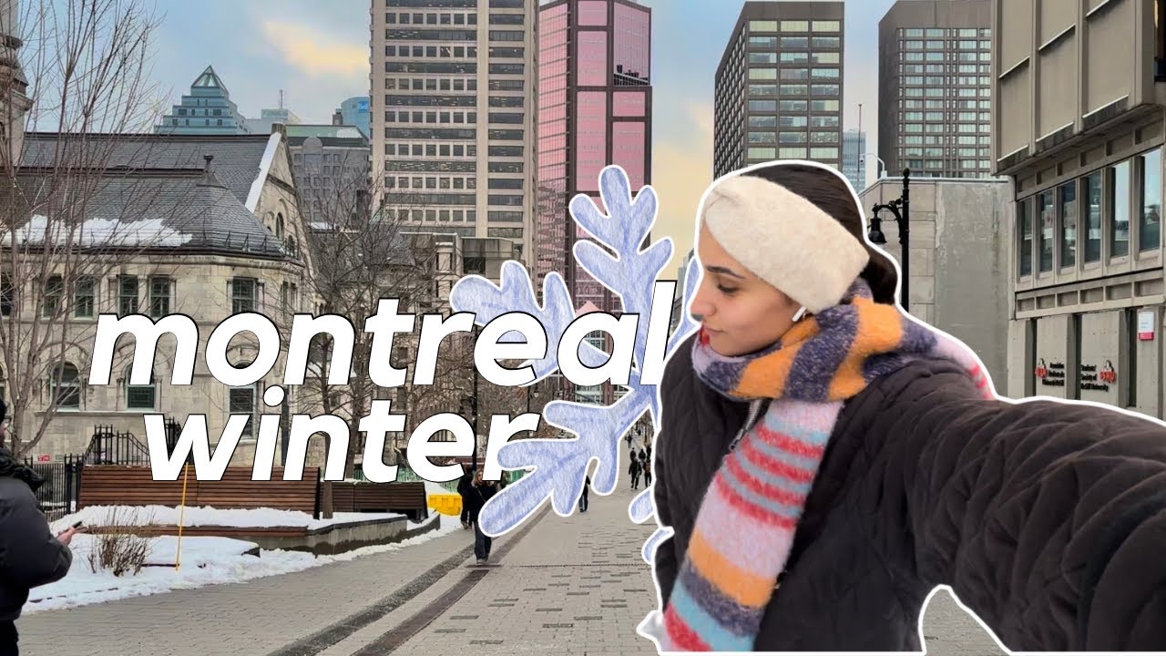 cozy winter morning in downtown montreal (walking tour) *NO TALKING*