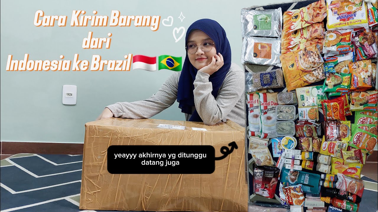AKHIRNYA YG DITUNGGU DATANG JUGA I PAKET DARI INDONESIA KE BRAZIL