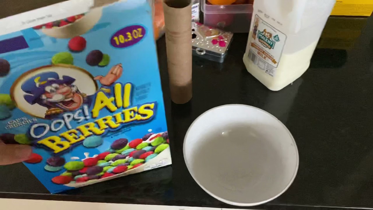 TryingCaptain crunch oops all Barry For the first time￼￼