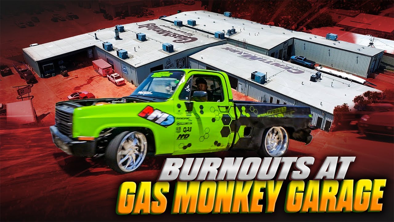 C10 Catches Fire At GasMonkeyGarage HQ 🥶🚀 @GasMonkeyGarage