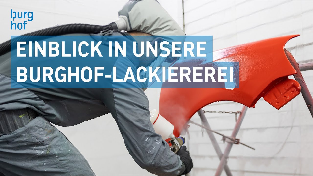 Einblick in unsere Burghof-Autolackiererei