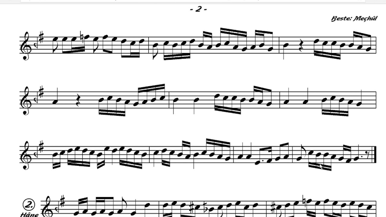 RAST MURASSA TESLİM SOLFEJ VE NEY İLE İCRA