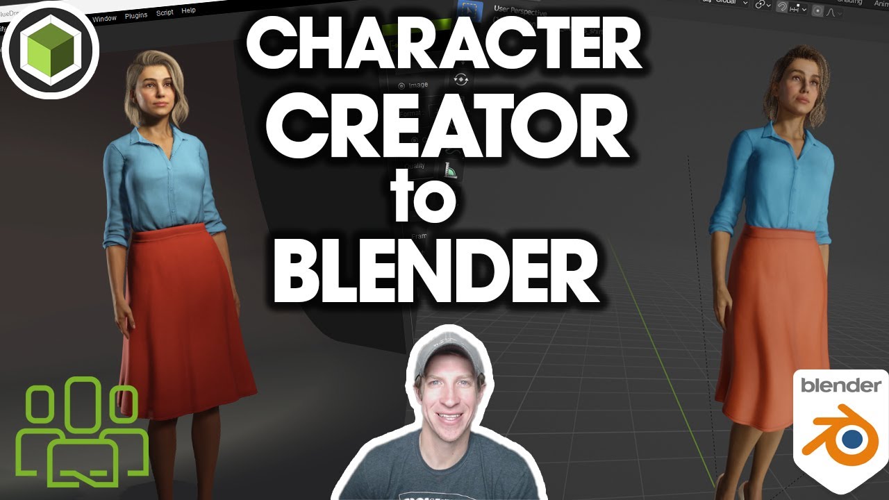 How to Import Character Creator Files into BLENDER! (Step by Step Tutorial)