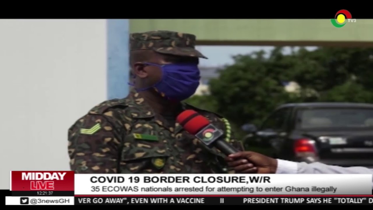 35 ECOWAS nationals arrested for attempting to enter Ghana illegally