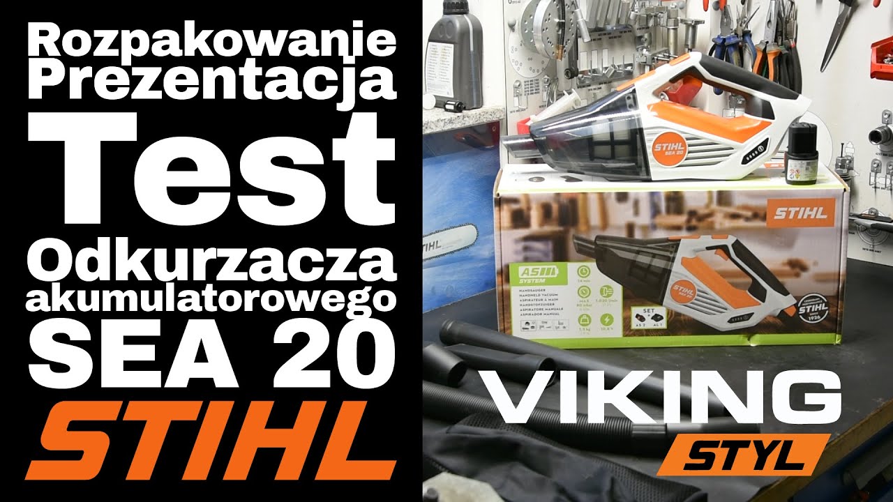 STIHL SEA 20 - NOWOŚĆ 2022 - Ręczny odkurzacz akumulatorowy