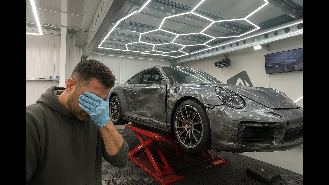 Scratched 911 causes some real stress down at Inspired Automotive