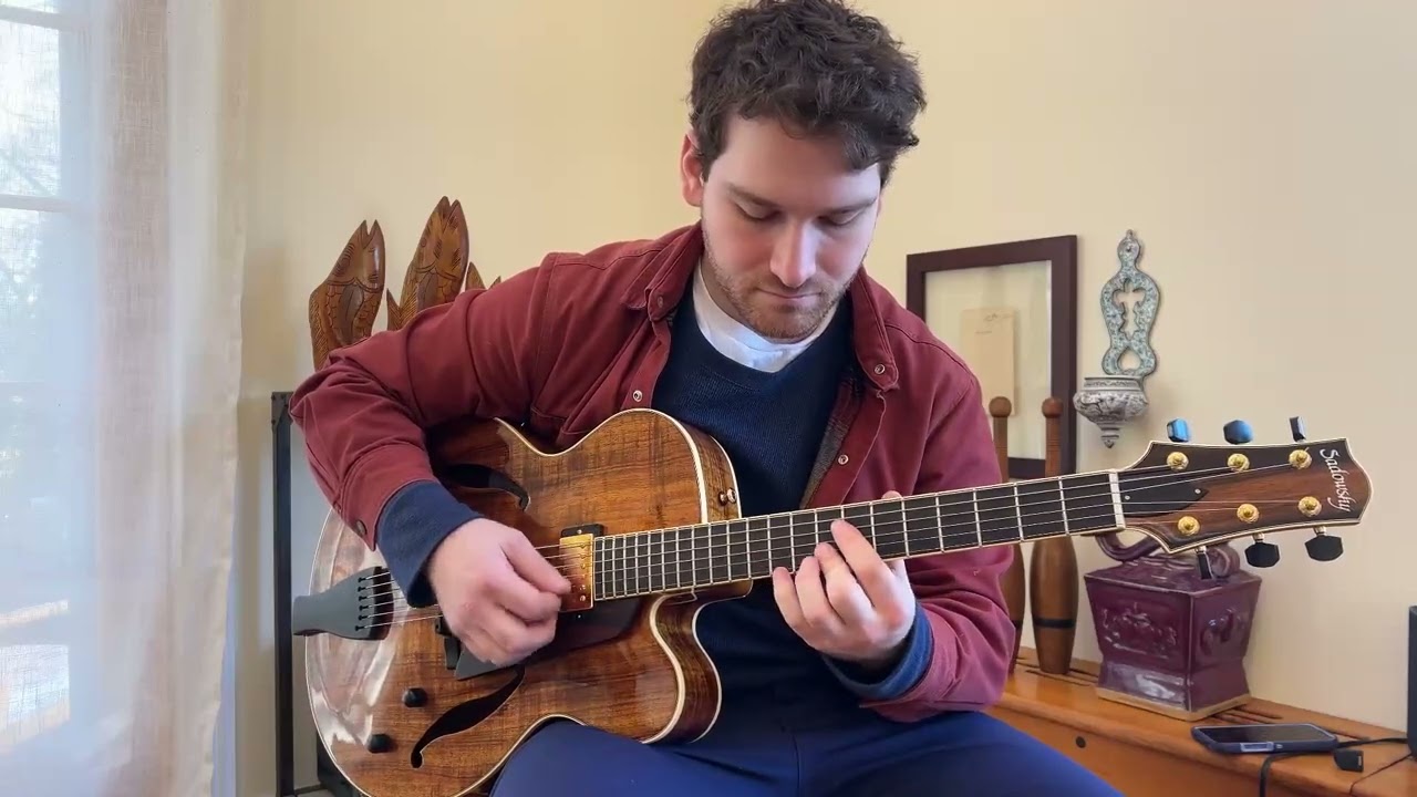 Sadowsky Koa Jim Hall Limited Edition Archtop, Raphael Silverman plays 