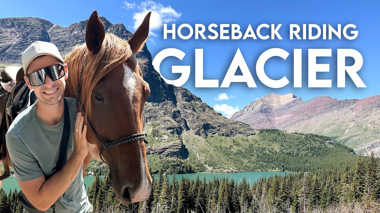 Horseback Riding in Many Glacier (Glacier National Park VLOG)
