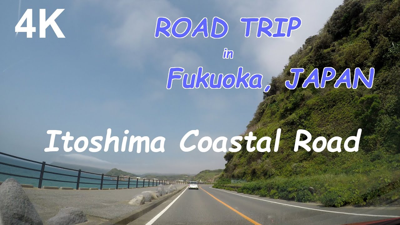 Road trip in Itoshima, Fukuoka Japan. 4K