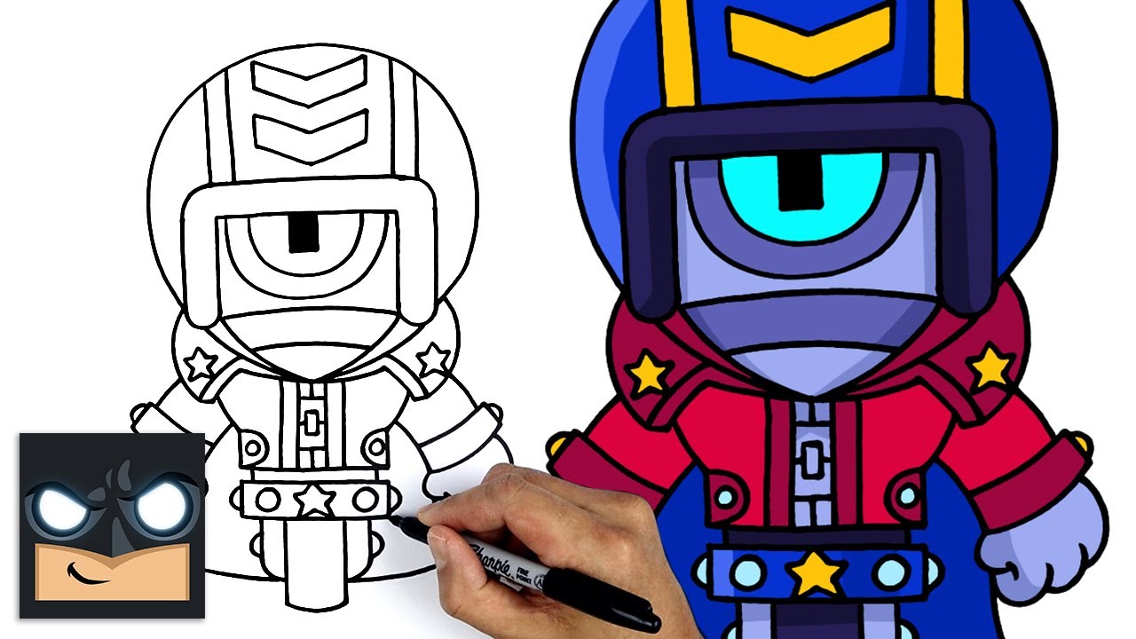 How To Draw Stu | Brawl Stars