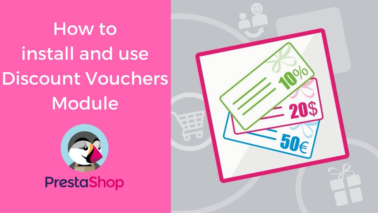 How to install Discount vouchers PrestaShop Module